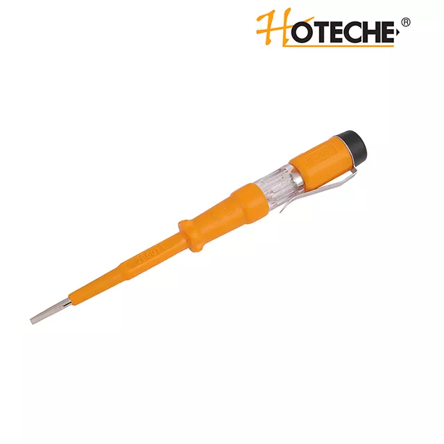 HOTECHE 286011 歐洲式試電筆(黃色,三側面)