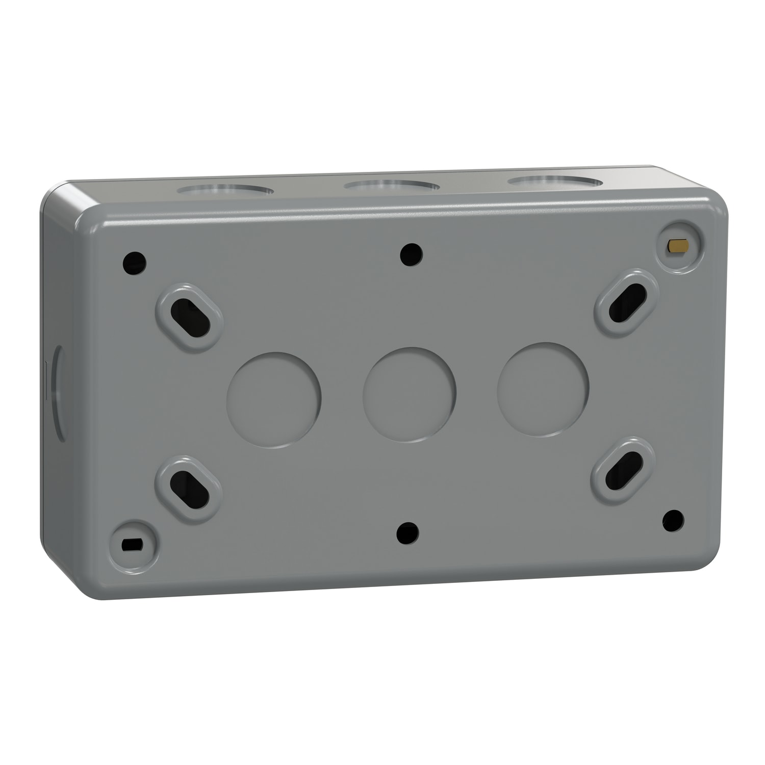 Schneider Electric ESM ESMT25D 13A 兩位 250V 雙極開關插座背面斜角圖