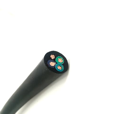 Black Rubber Flexible Cable 9.7mm