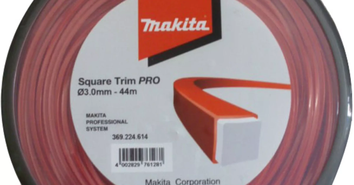 Makita 369224614 Square Trim PRO 割草繩正面