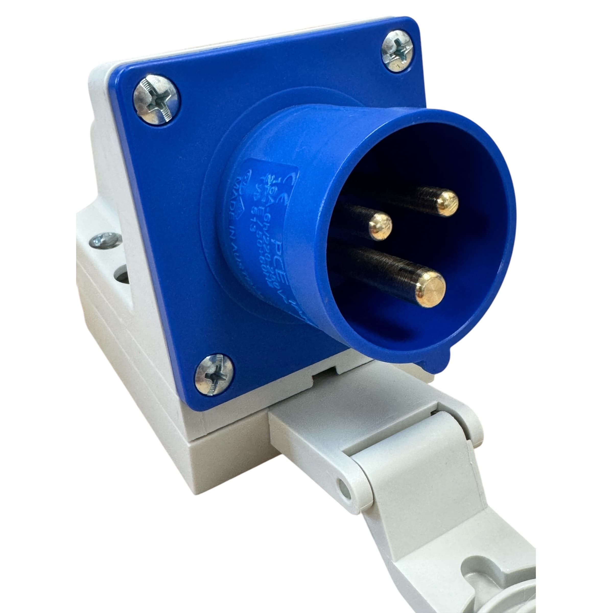 PCE 工業防水直入牆盤面插座 16A 220V 3針 IP44