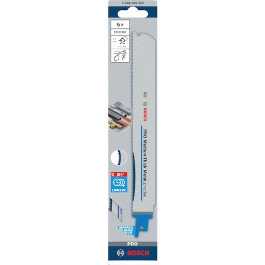 Bosch S1137BEF 老虎鋸片(馬刀片)包裝