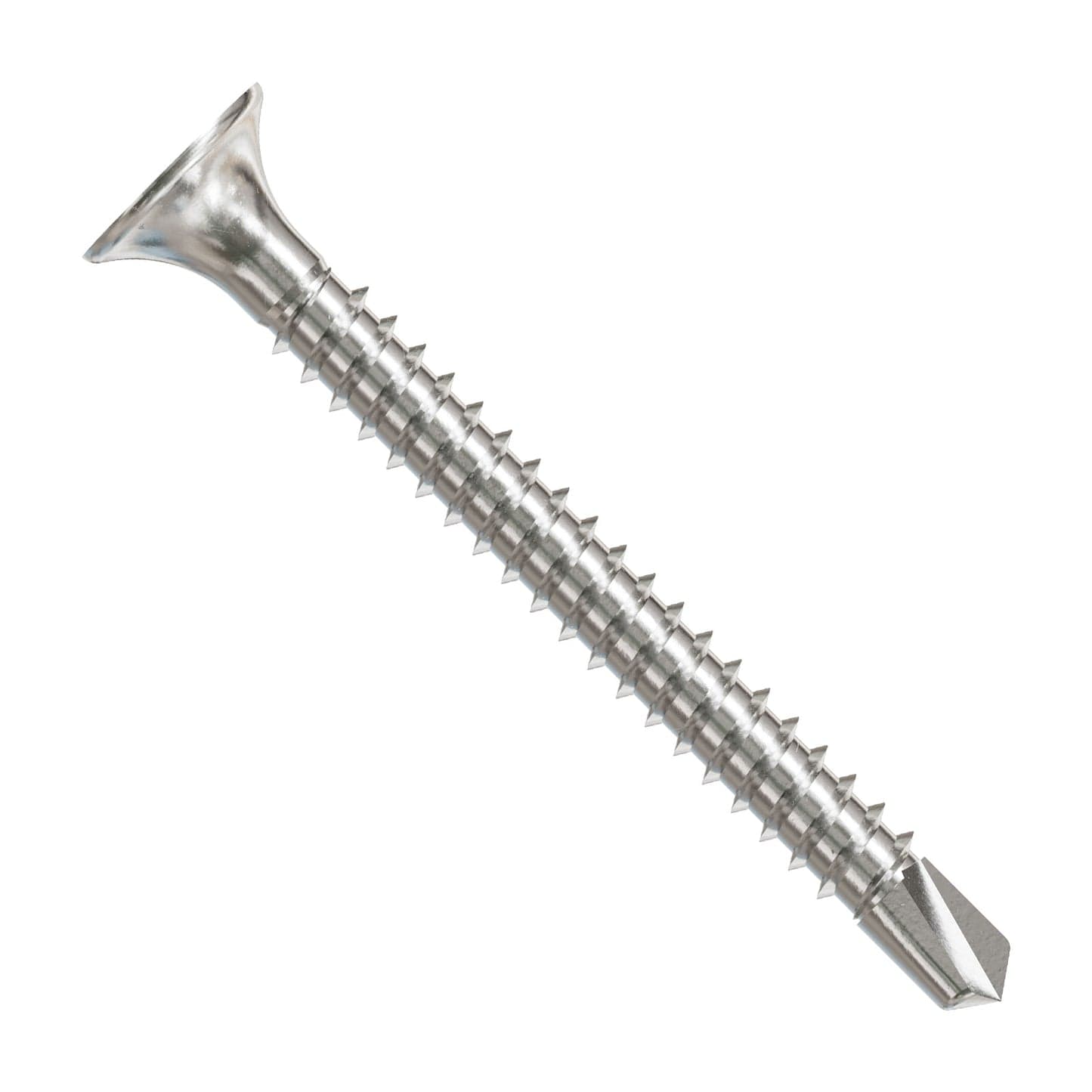 Stainless bugle head self-tapping screw #6 x 1 1/2"