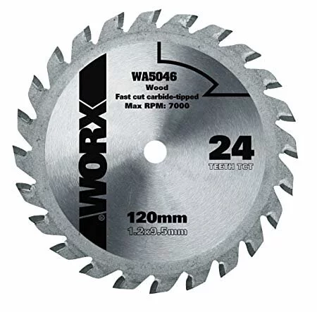 WORX WA5046 120MM 24齒 木材 鋸木片