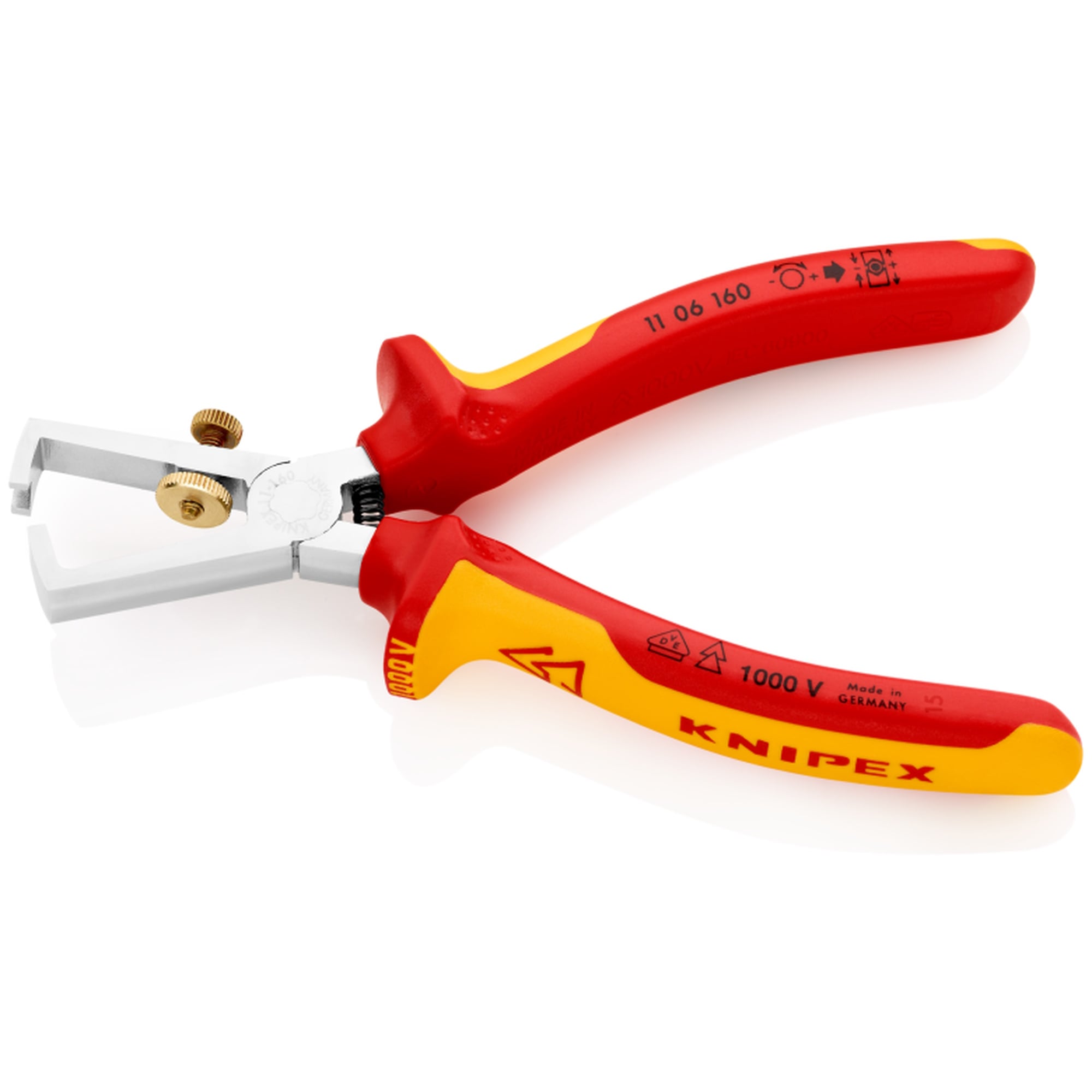 KNIPEX 絕緣柄 剝線鉗 160mm