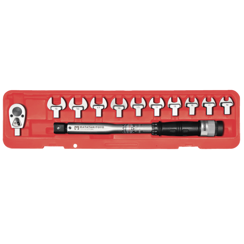 MATATAKITOYO ATP-110N12 3/8"扭力扳手套裝(正面)