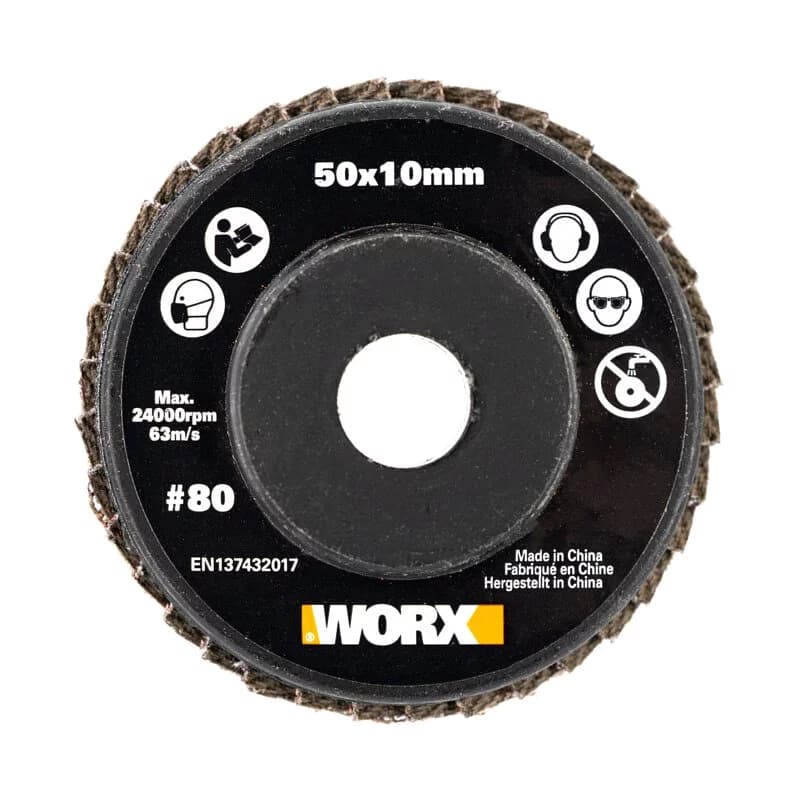 WORX WA7260 50mm #80 五件裝 砂光碟