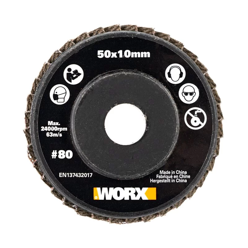 WORX WA7260 50mm #80 五件裝 砂光碟