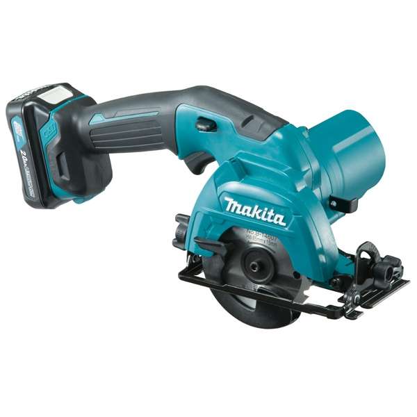 Makita 牧田 HS301DSME 12V 充電式圓鋸連電池側面產品圖