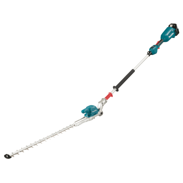 Makita 牧田 DUN500WZ 18V 充電高枝籬笆剪整機外觀,配 500mm 刀片及屈曲式刀頭