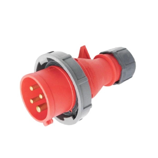 工業防水插頭 32A 4針 380V(正面)
