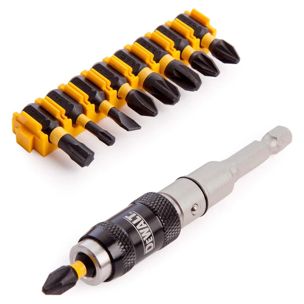 DEWALT 得偉 DT70518 10枝裝旋轉頭批咀套裝