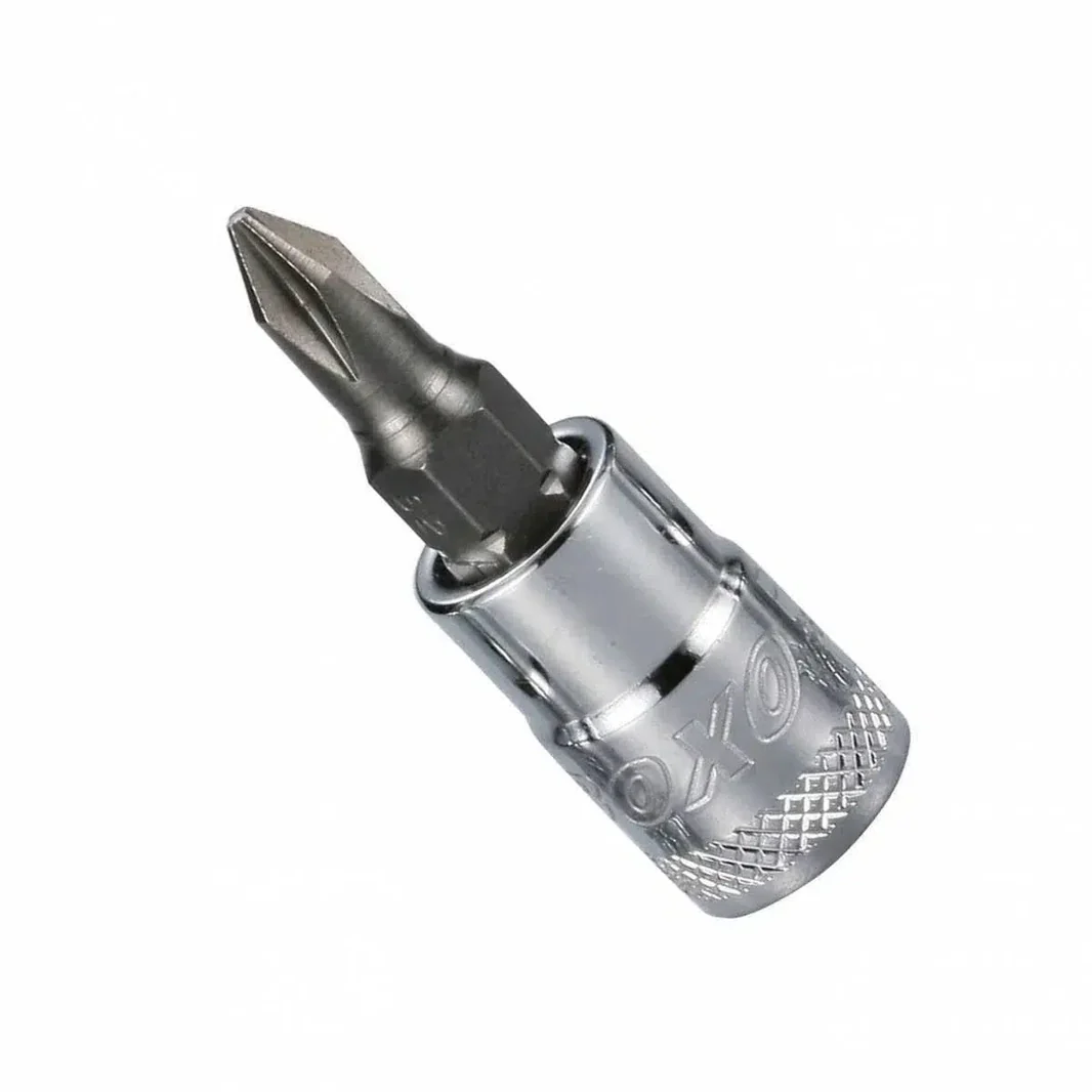 JETECH SK1/4-PZ2 1/4"Dr. 十字批咀卜士 PZ#2(三側面)