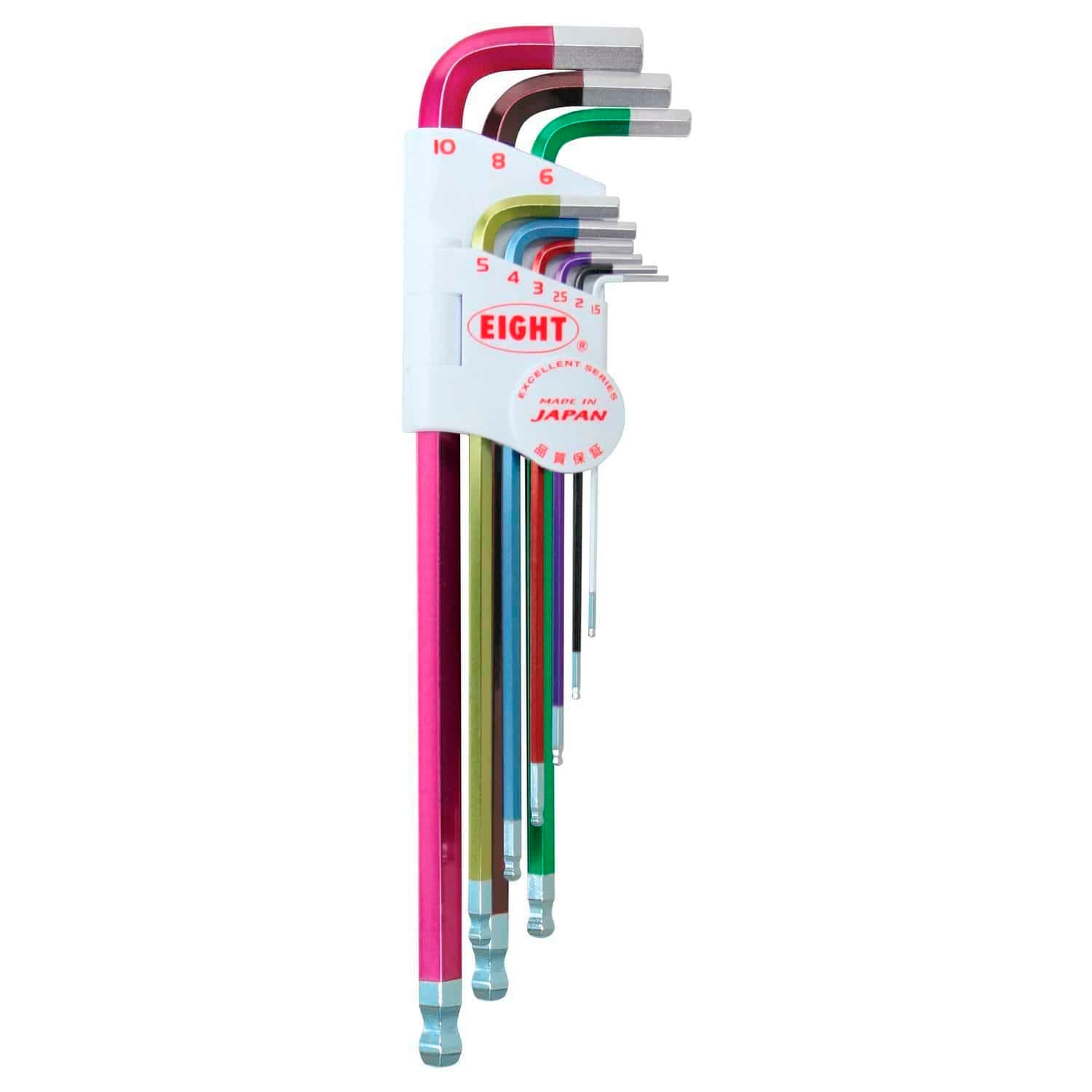 Rainbow Long Ball-Point Hex Key Set
