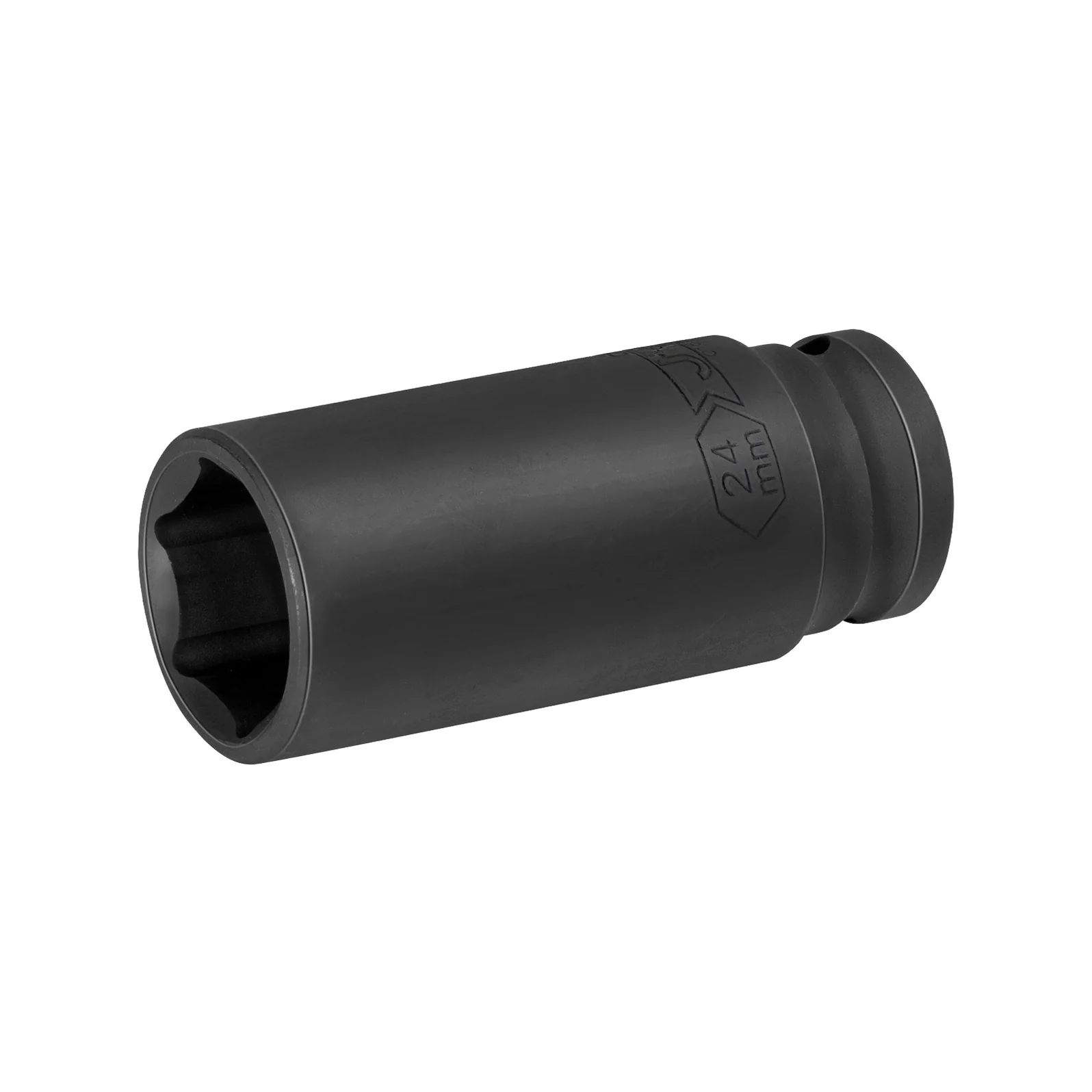 JETECH FK1/2-D24 1/2" 加長黑風六角套筒(卜士) 24mm