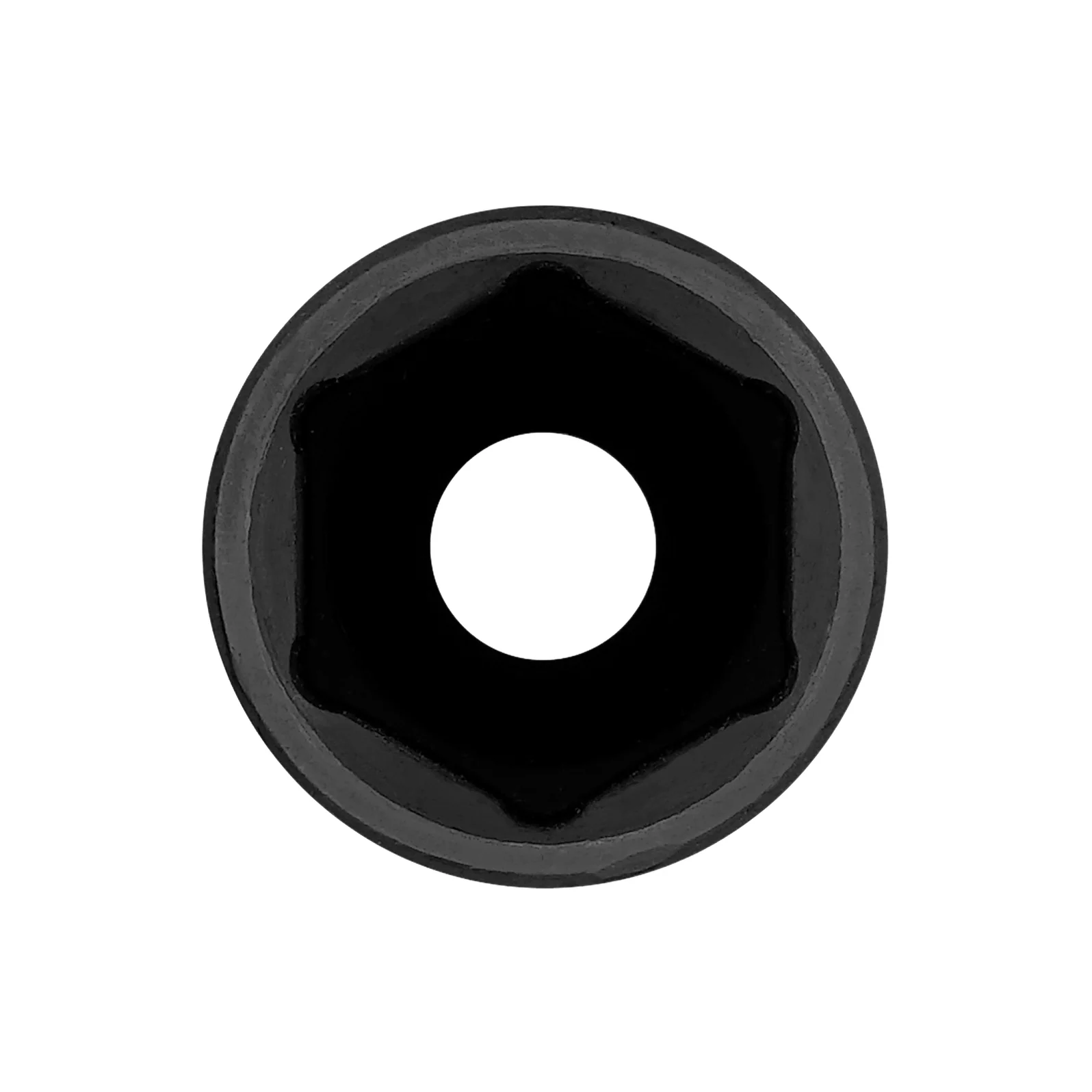 JETECH FK1/2-D24 1/2" 加長黑風六角套筒 24mm(六角端細節)