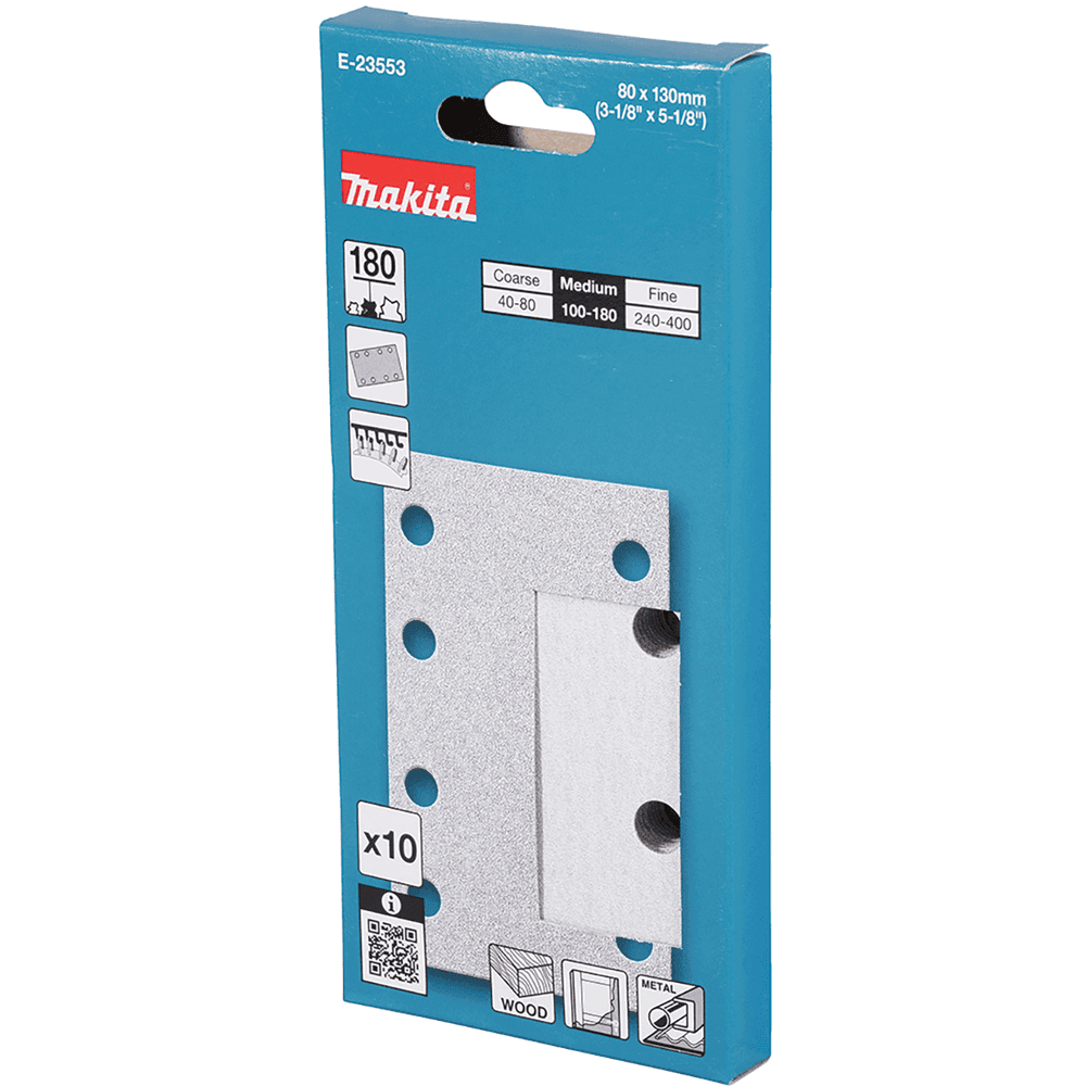 Makita 牧田 E-23553 砂紙 80 X 130MM A180