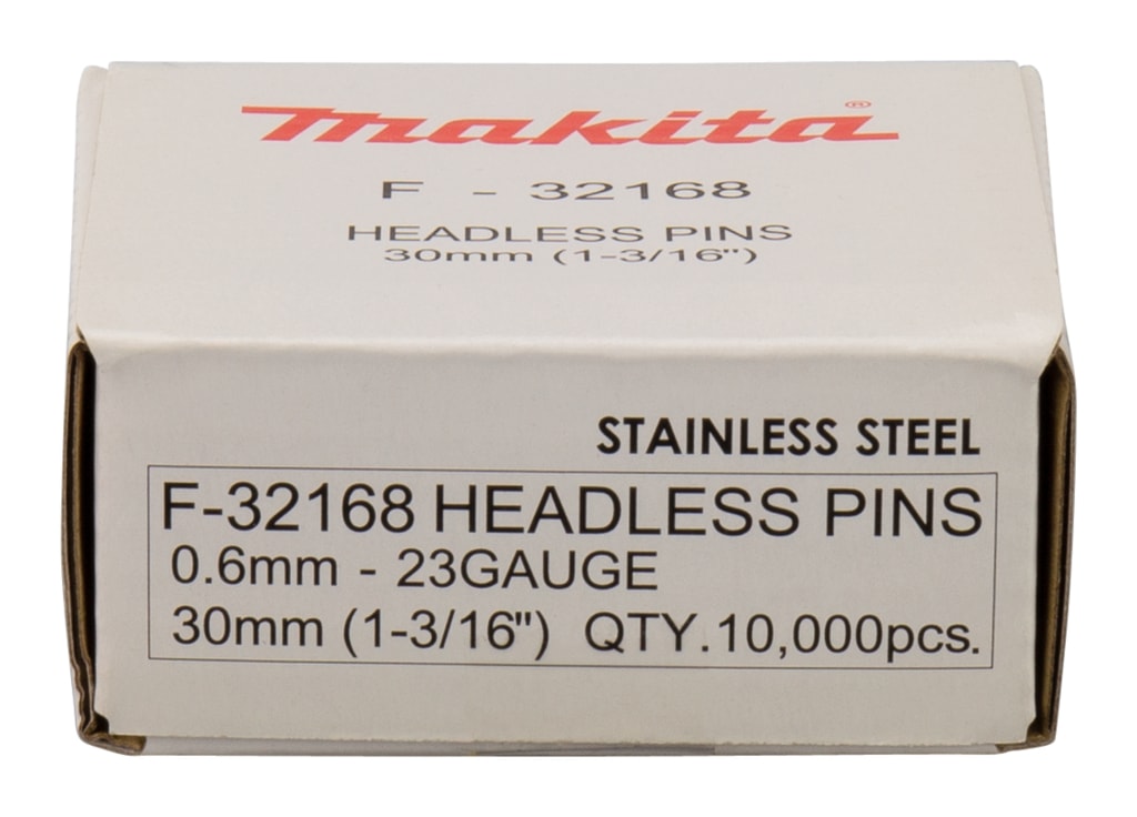 牧田 F-32168 不鏽鋼蚊釘 30mm 包裝盒正面