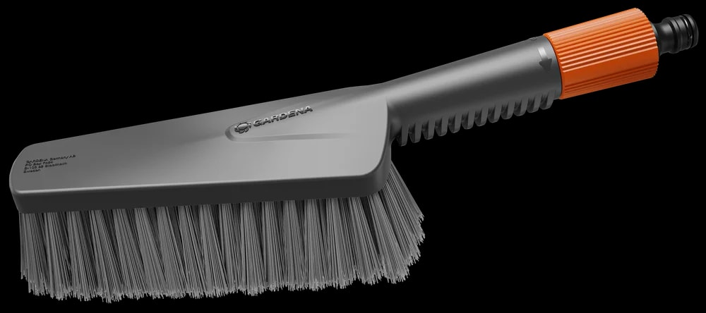 德國 GARDENA 18841-20 Cleansystem M 柔軟水洗手刷白底產品圖