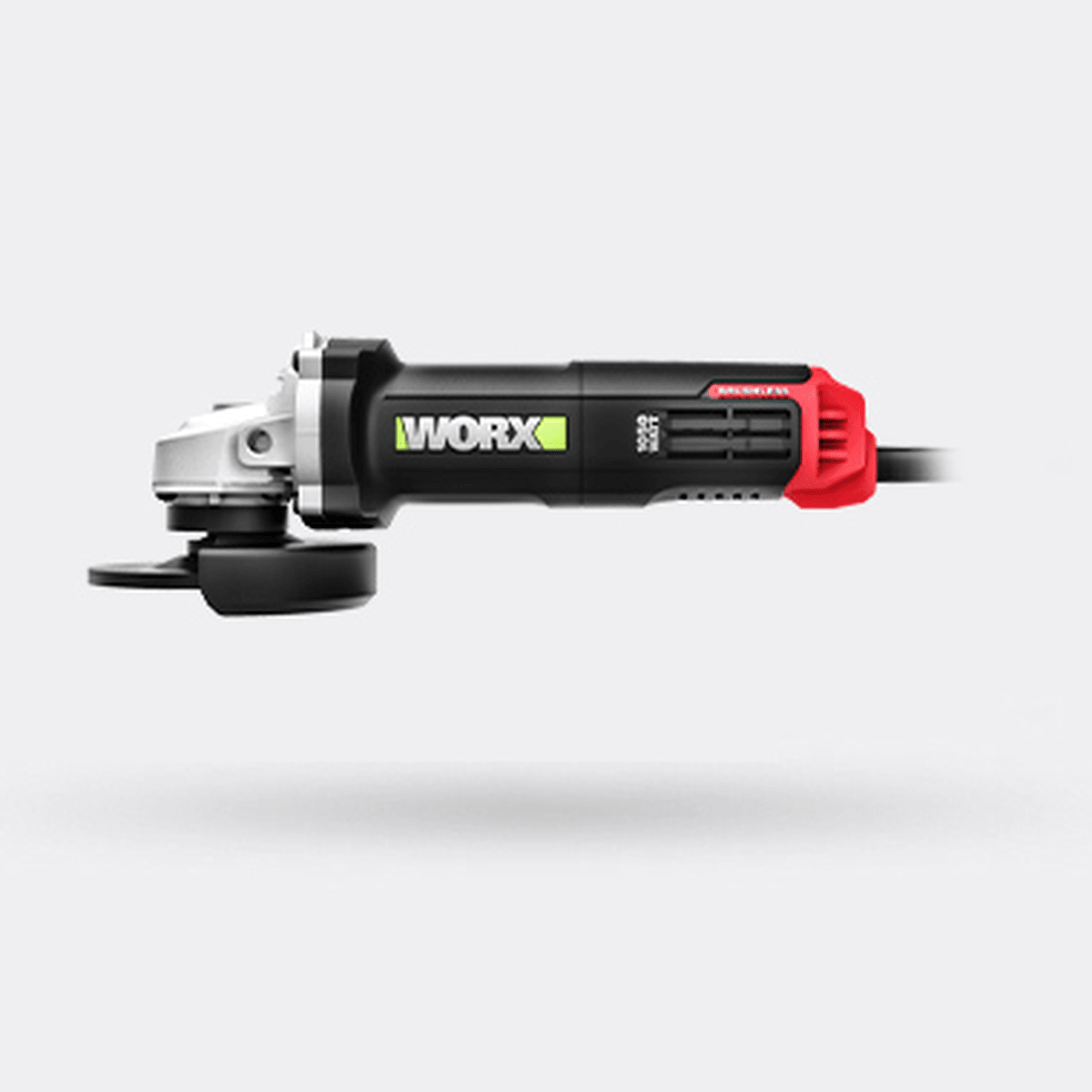 WORX 威克士 WU980B 220V 100mm 1050W 後開關無刷角磨機 側面外觀