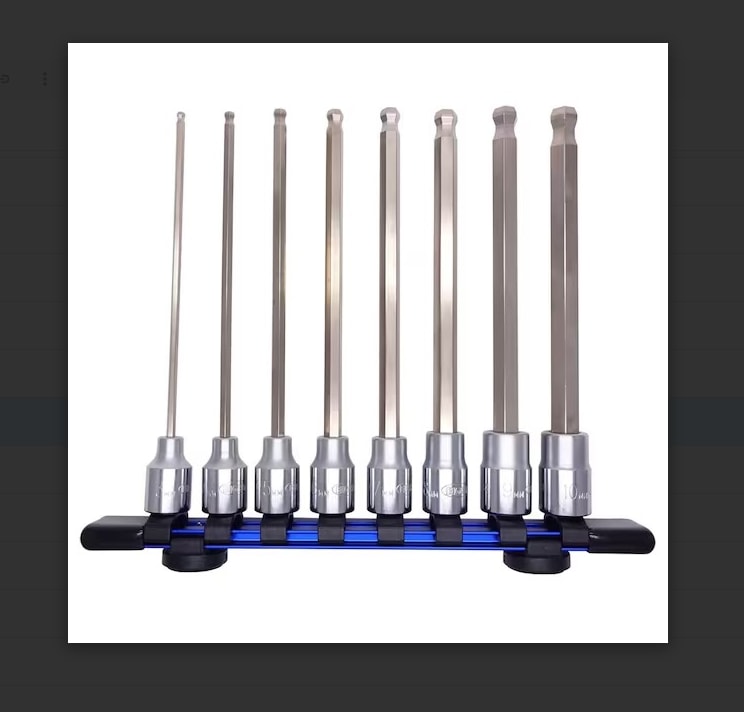 EIGHT 83SB- 3/8" 白叻六角匙 10mm(正面)