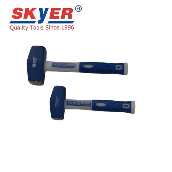 SKYER 藍橙纖維柄八角鎚 4lb