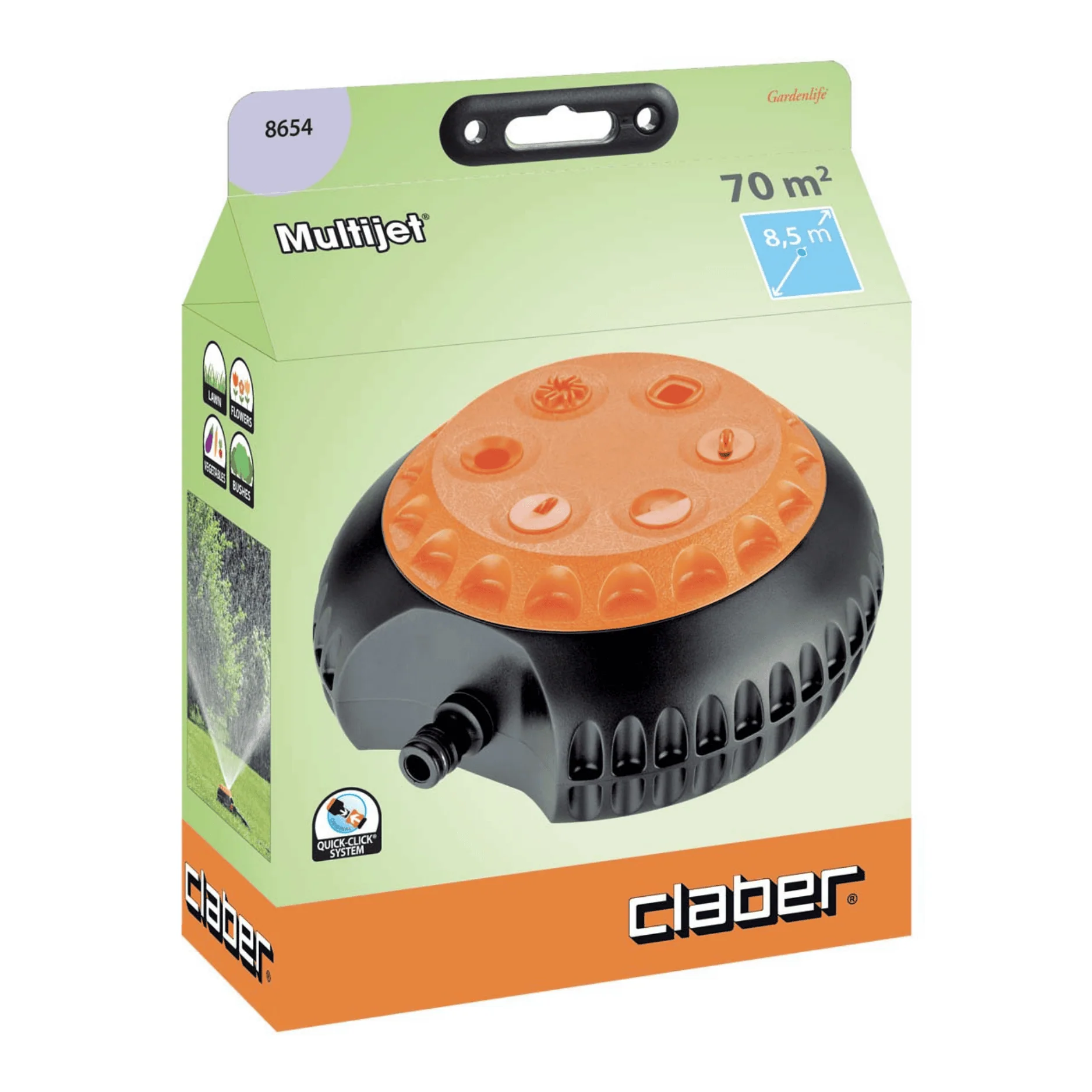 CLABER 8654 多功能灑水器(包裝盒)
