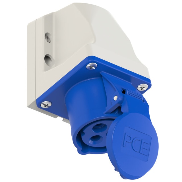 PCE 113 工業防水掛牆插座 16A 220V 3針 IP44(正面)