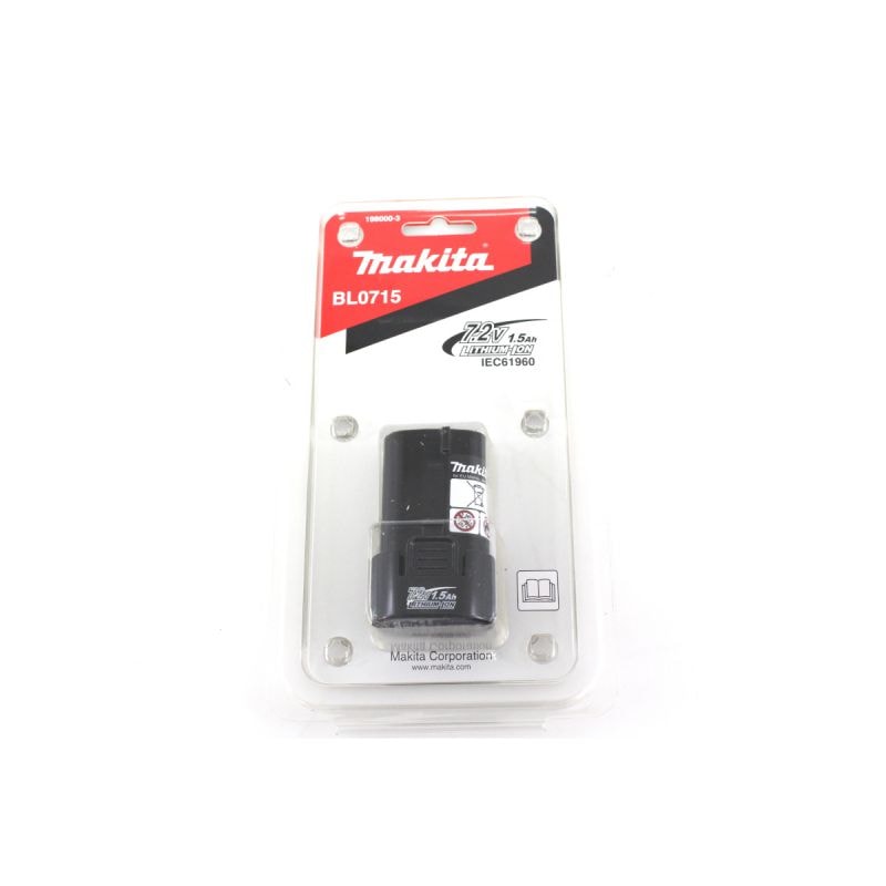 Makita BL0715 7.2V 鋰電池(包裝正面)