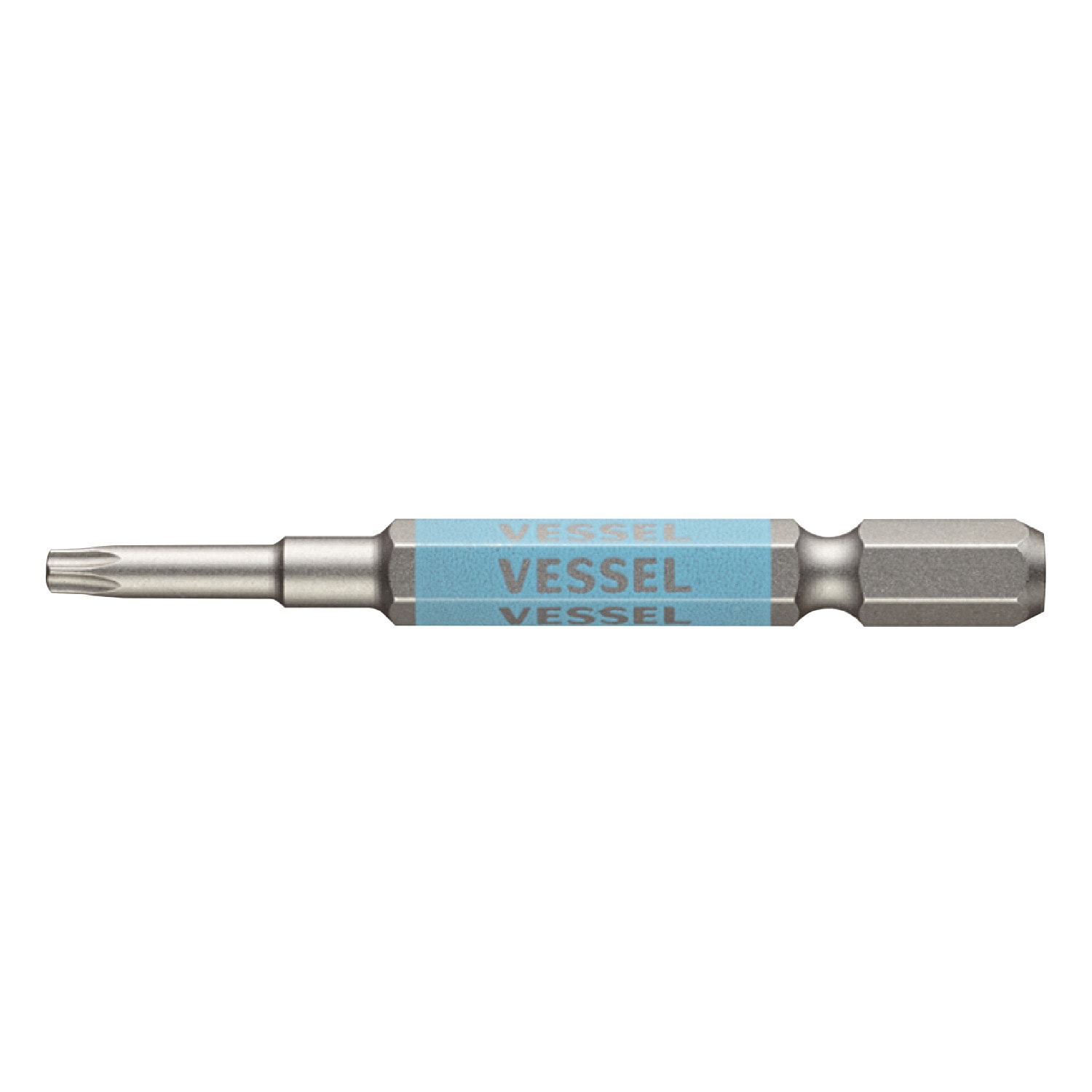 VESSEL GSVT15SH 剛彩有孔星型批咀 T15H x 65mm(正面)