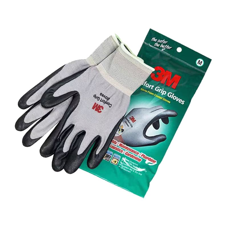 3M 3MNG-N02 防滑手套 灰色(綠袋) 中碼(M) 21.5cm