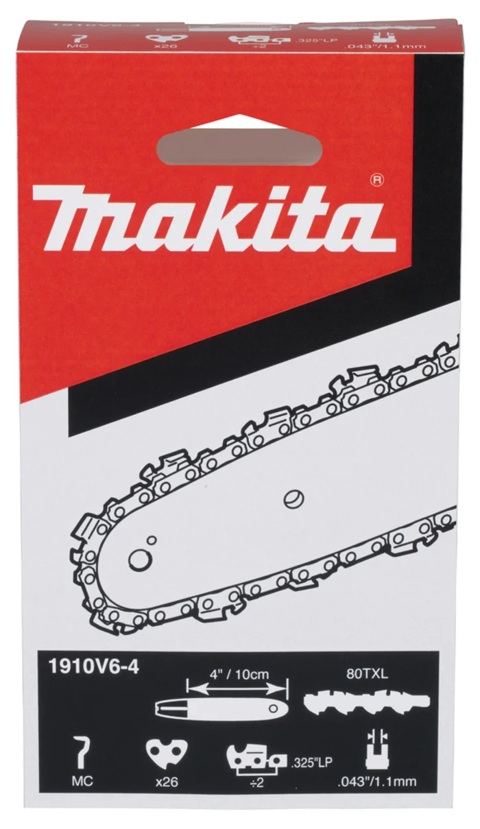 Makita 1910V6-4 鋸鏈組合(包裝正面)