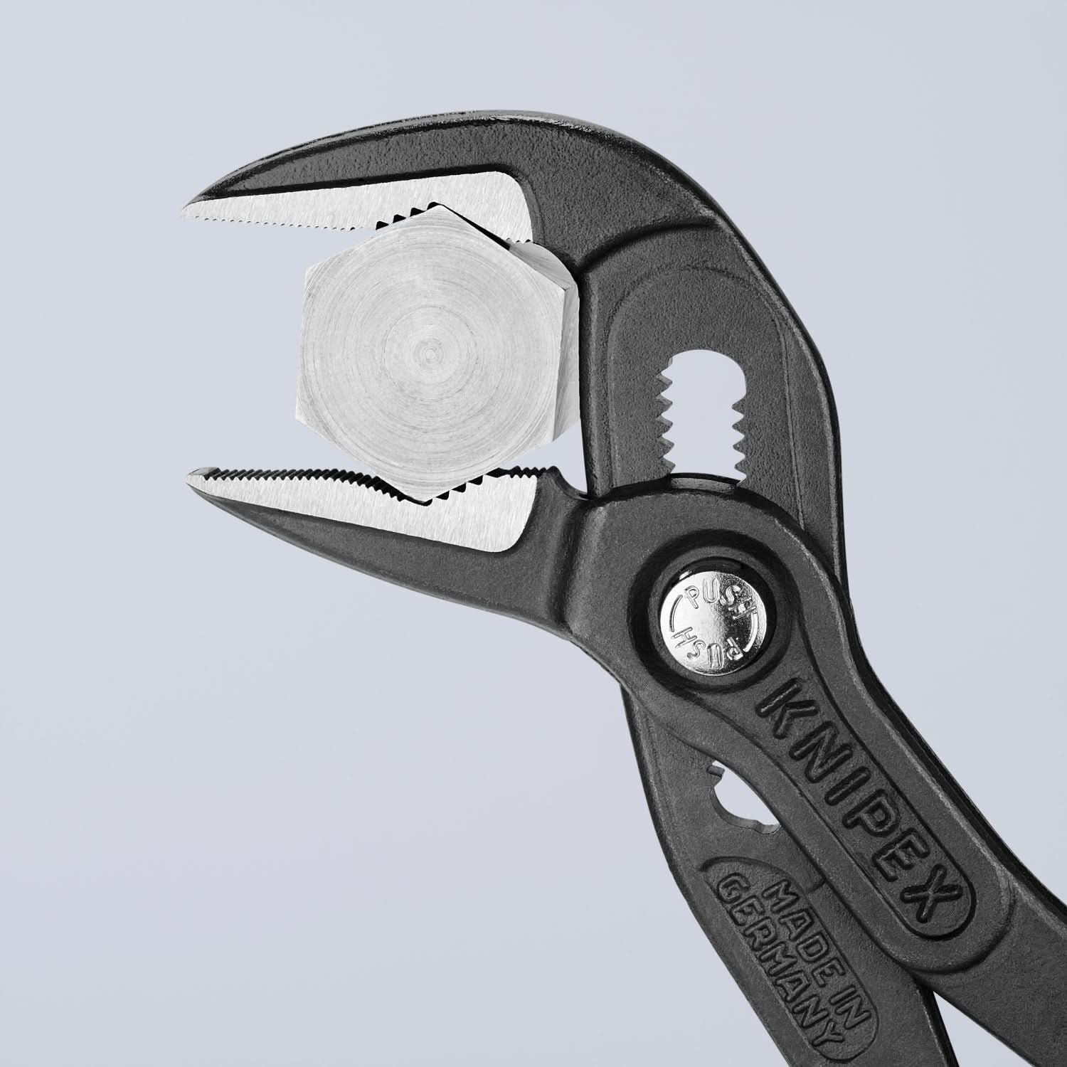 KNIPEX Cobra 87 51 250 水泵鉗(鉗頭細節)