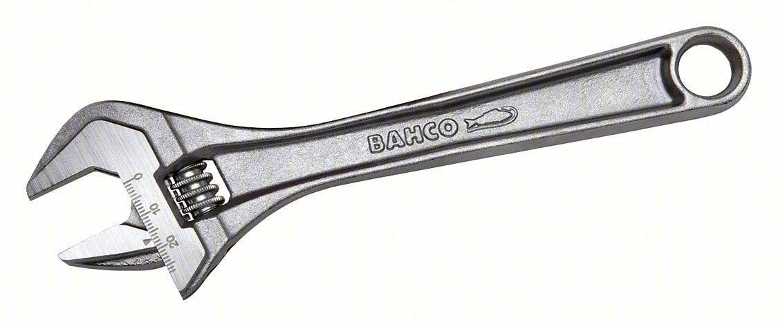 BAHCO 活動扳手 10吋(正面)