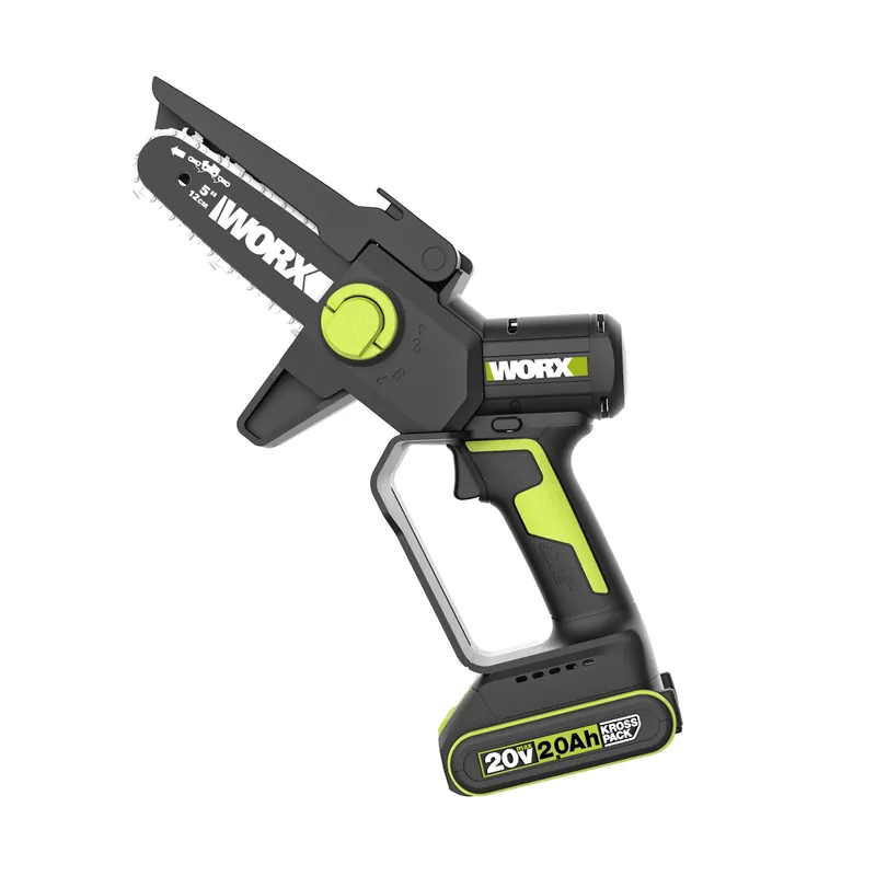 WORX 威克士 WD331 20V 12cm無刷鋰電鏈鋸 2.0鋰電x1 2A充電器x1