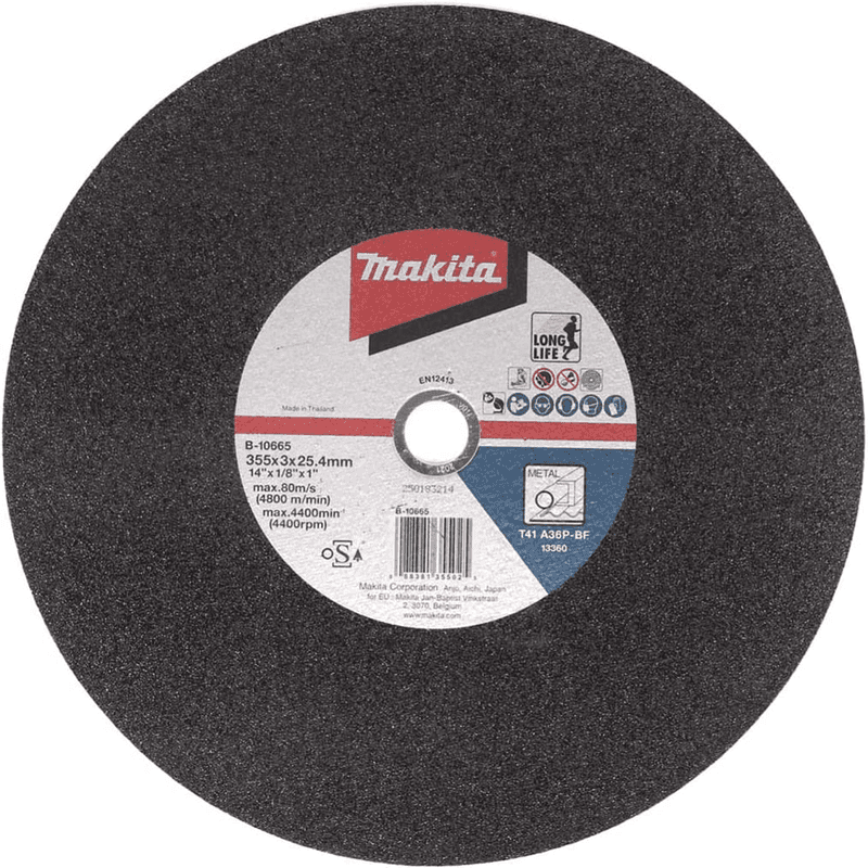 Makita 牧田 B-10665 切割砂輪片355X3X25.4