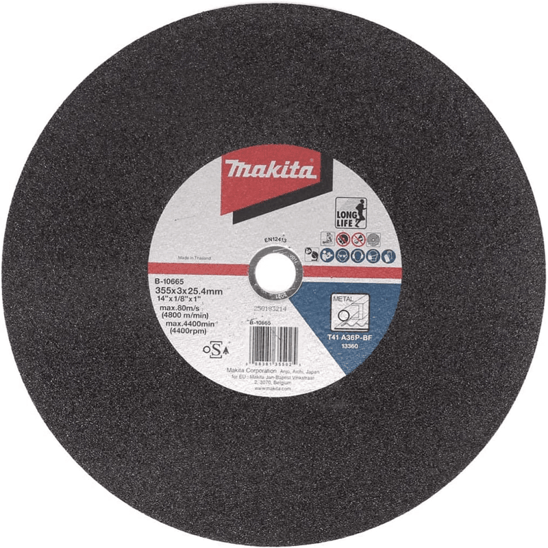 牧田 B-10665 切割砂輪片(正面)