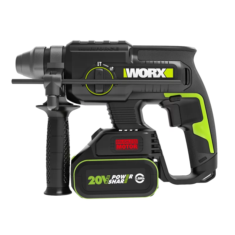 WORX WU386.9 22mm 鋰電 無碳 三用 電錘