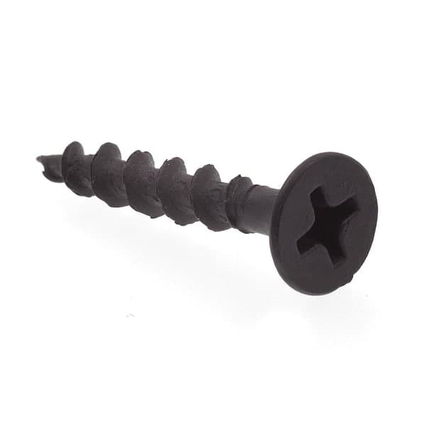 Black drywall screw #6 x 1"