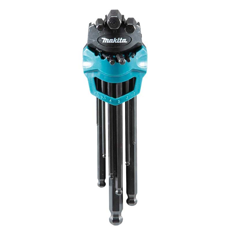 Makita 牧田 B-65894 六角扳手套裝(9件裝)