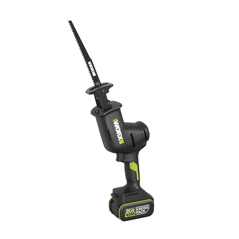 WORX 威克士 WE502.9 20V 26mm 無刷往復鋸 淨機 產品圖(圖示電池及鋸片不包含在內)