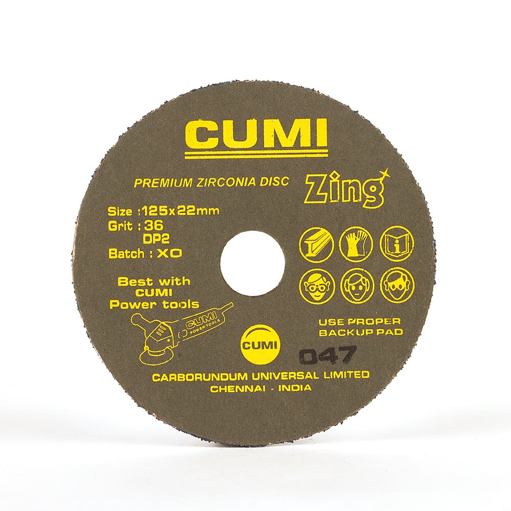 CUMIFLEX CUTD4036 印度CUMIFLEX砂紙碟 4吋 #36