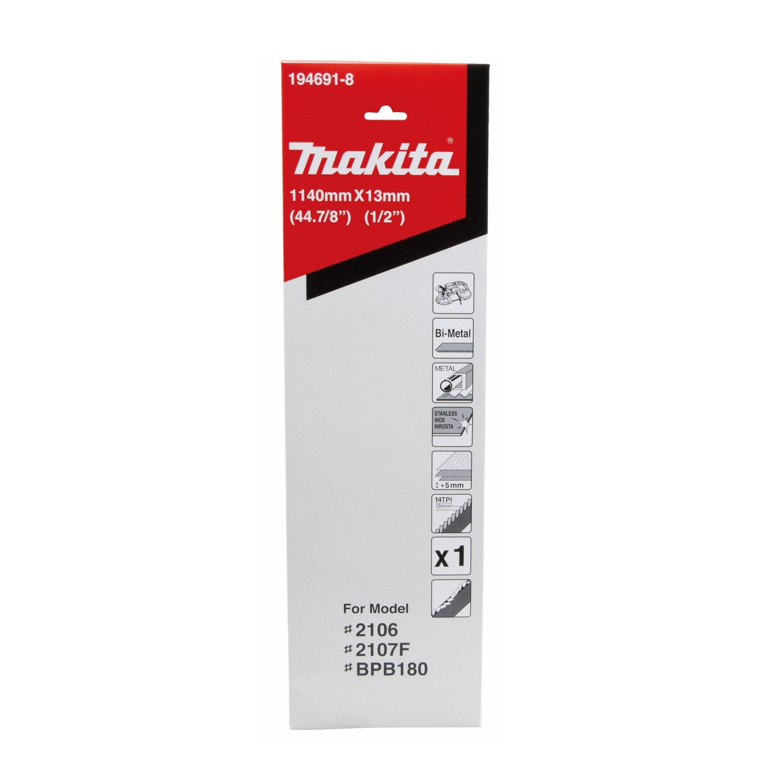 Makita 194691-8 帶鋸條包裝(正面)