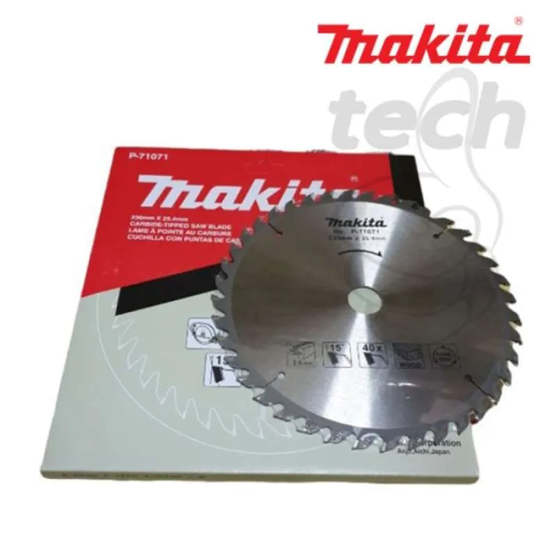 Makita P-71071 硬質合金鋸片(正面,含包裝)
