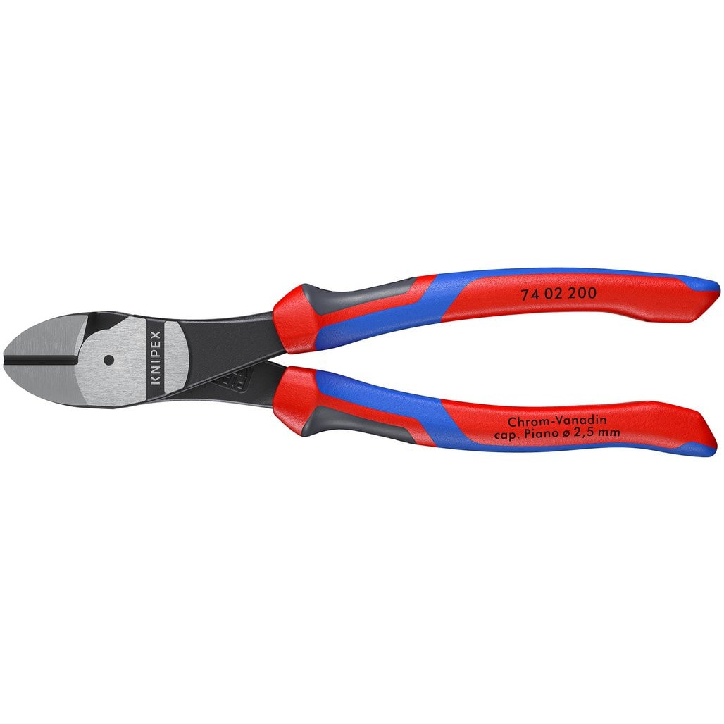 KNIPEX 74 02 200 省力斜咀鉗(側面)
