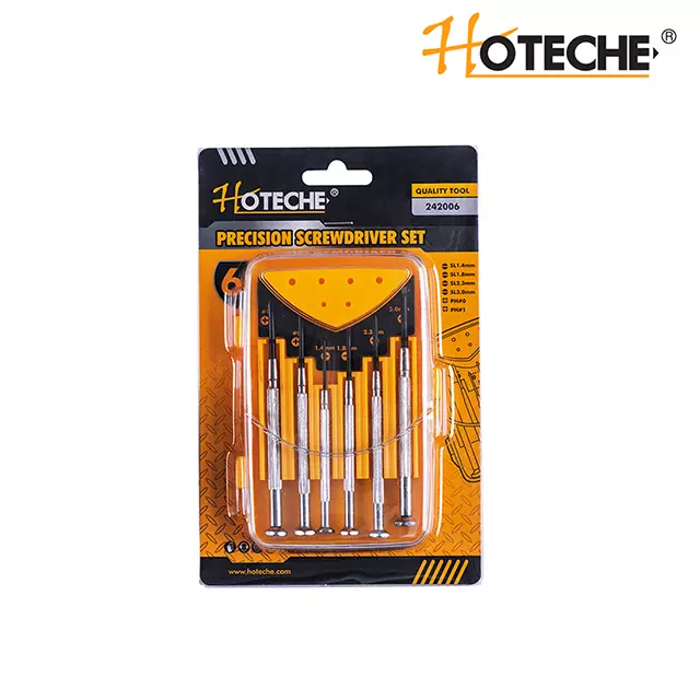 HOTECHE 242006 六件裝精密螺絲批套裝(包裝)