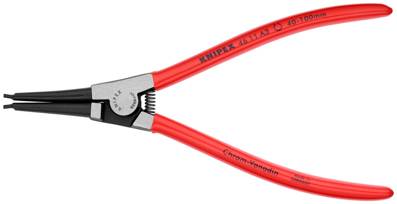 KNIPEX 46 11 A3 外直介子鉗(正面)