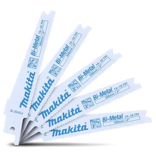 Makita B-20454 往復鋸片 5片裝(正面)
