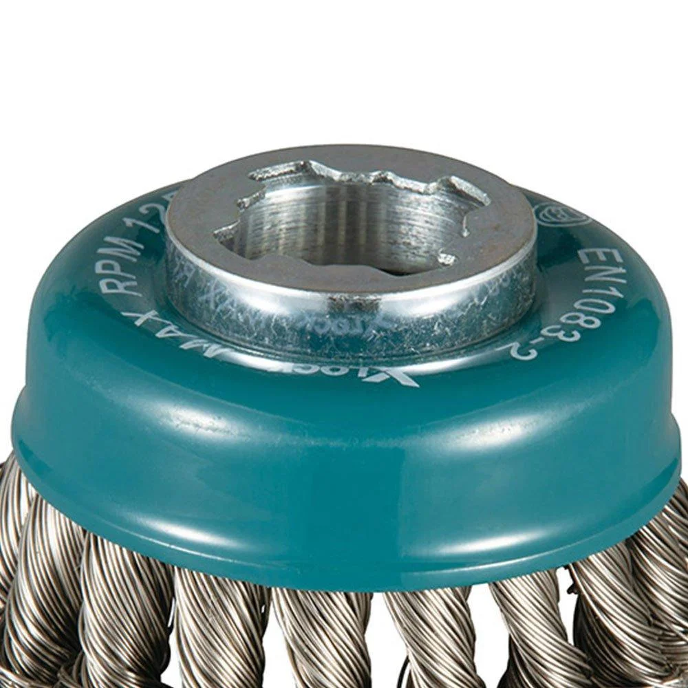 牧田 D-73380 X-LOCK 80mm杯形鋼絲刷(細節)