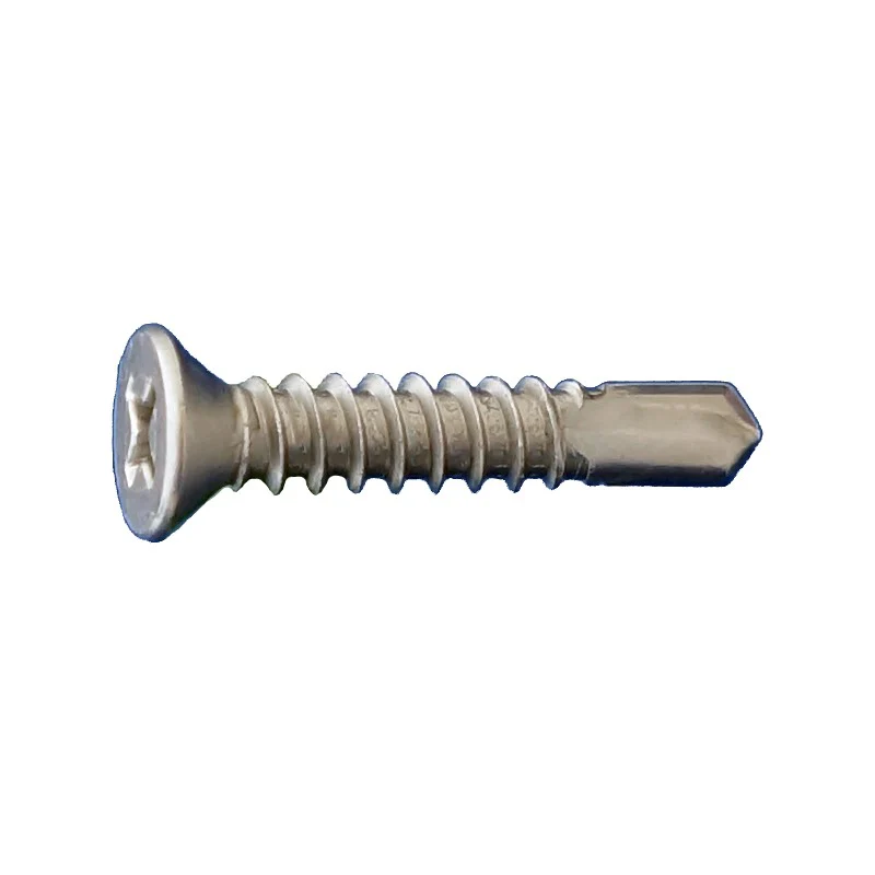 積高 SSS0F006 不銹鋼十字平頭自攻螺絲 #8 x 3/4"(側面)